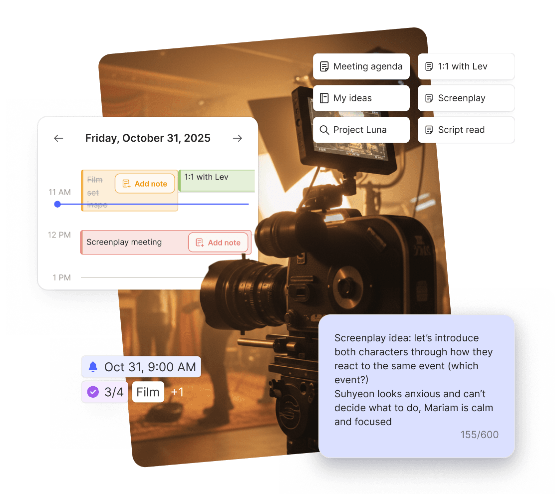 A UI rappresentation of sketches